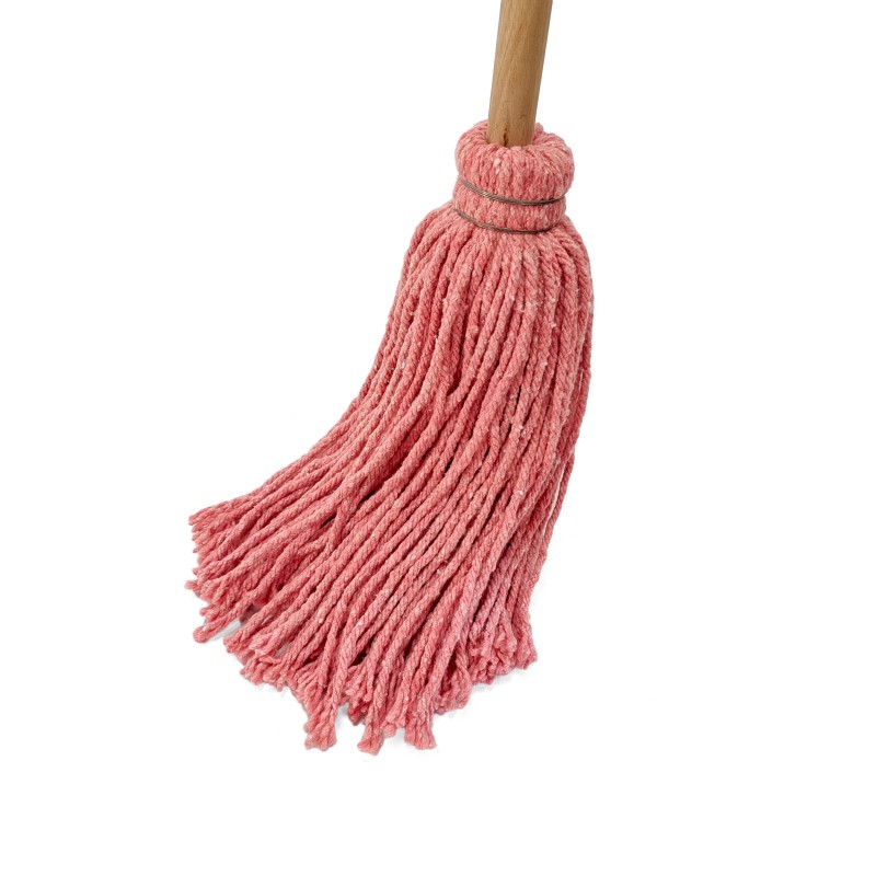 Traditioneller masster Holzgriff nass Mopp